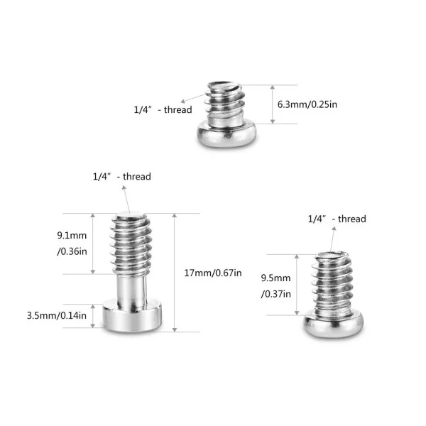 1713 - Hex Screw Pack (12 pcs)