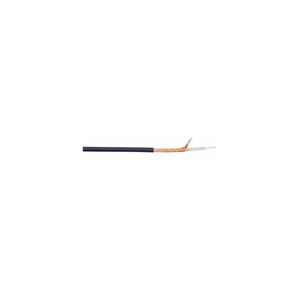 1 METRE CABLE VIDEO 75 OHMS (1C+M) BLEU AV-14 DIAMETRE 4,2mm