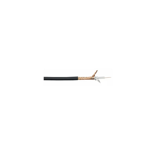 1 METRE CABLE VIDEO KX6 (1C+M) NOIR