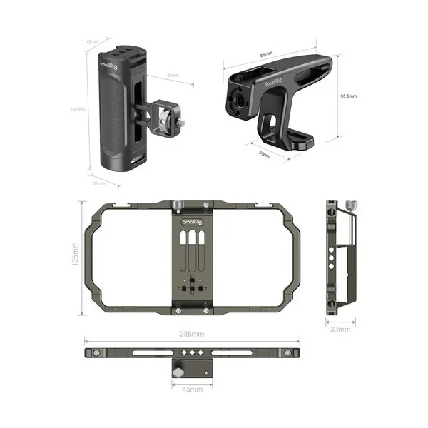 3155B - Universal Mobile Phone Handheld Video Rig Kit