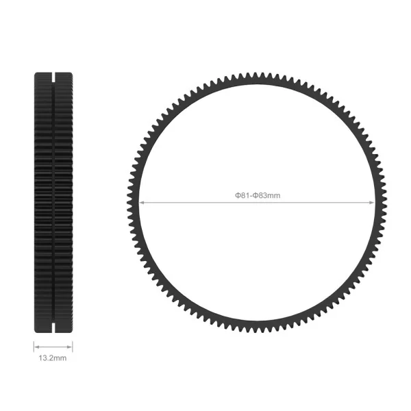 3296 - Ø81-Ø83 Seamless Focus Gear Ring
