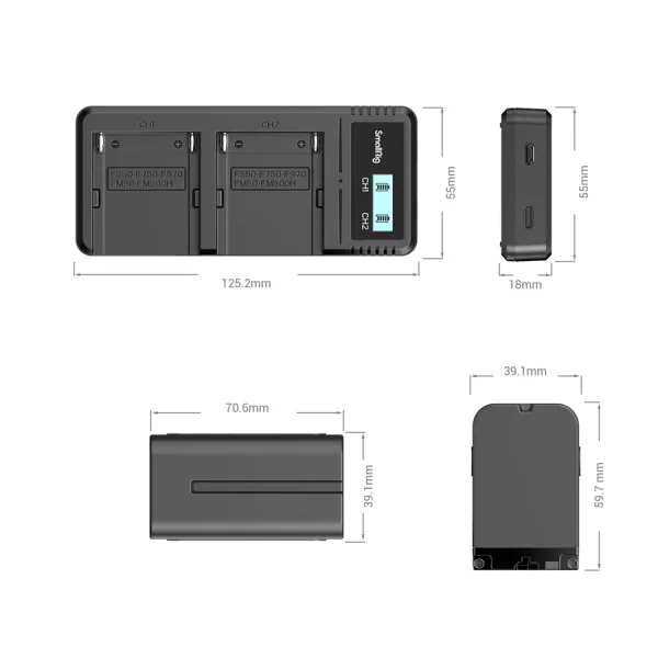 3823 - NP-F970 Battery and Charger Kit