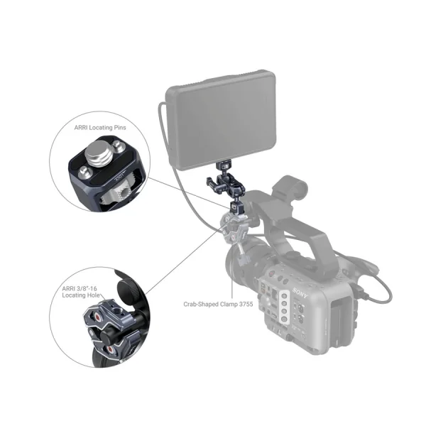 3874 - Magic Arm with Dual Ball Heads