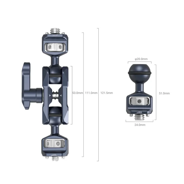 3874 - Magic Arm with Dual Ball Heads