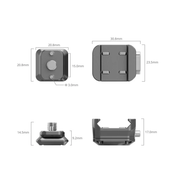4491 - HawkLock H21 Universal Quick Release Mount Plate Kit