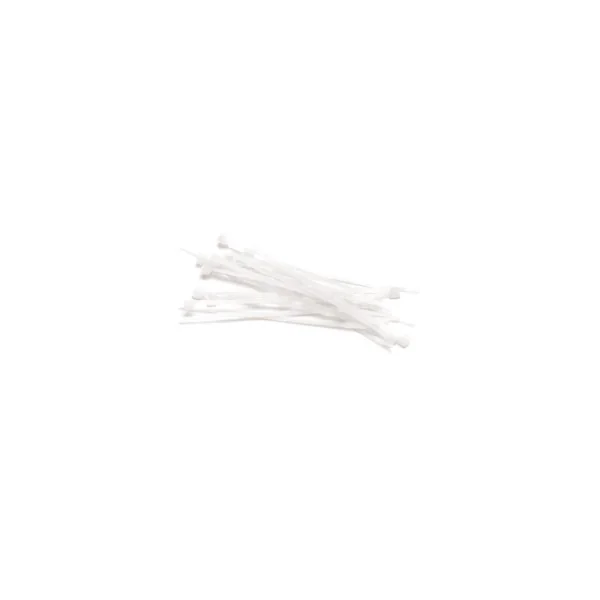 50 COLLIERS DE SERRAGE EN NYLON 9 x 750 MM BLANC
