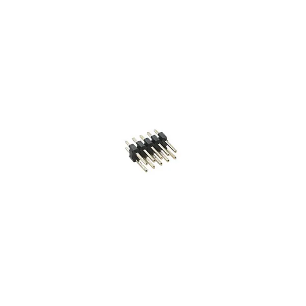 5 BARRETTES MALE DOUBLE RANGEES 20 CONTACTS AU PAS DE 2.54MM (6080)