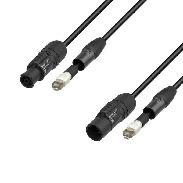 Adam Hall Cables 5 STAR H TCON N 0500 - Hybridkabel til netværk | Neutrik etherCON® x TRUE1® | 5 m