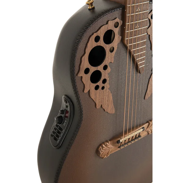 Adamas E-Acoustic Guitar 1687GT Deep Non-Cutaway - Reverse Brown Burst (1687GT-9W-G)