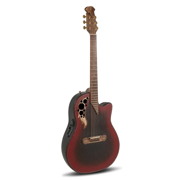 Adamas E-Acoustic Guitar 2087GT Deep Contour Cutaway - Reverse Red Burst (2087GT-2-G)