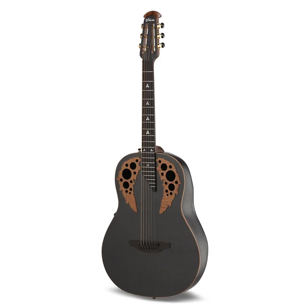 Adamas E-Acoustic Guitar ADAMAS U581T-FM Mid-Depth Non-Cutaway - Black Satin Copper Metal Flake (U581T-FM-G)