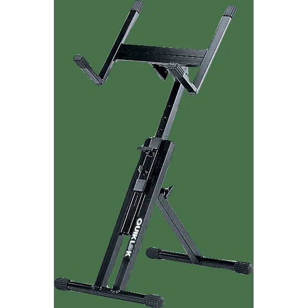 Adjustable 5-level amp stand - black