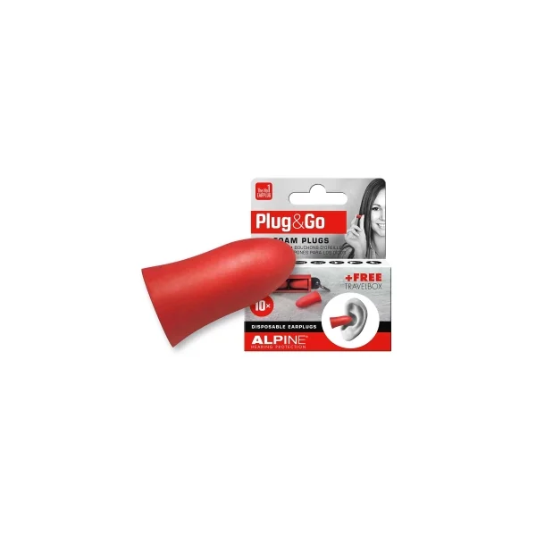 ALPINE Ear Party Plug And Go - Red
