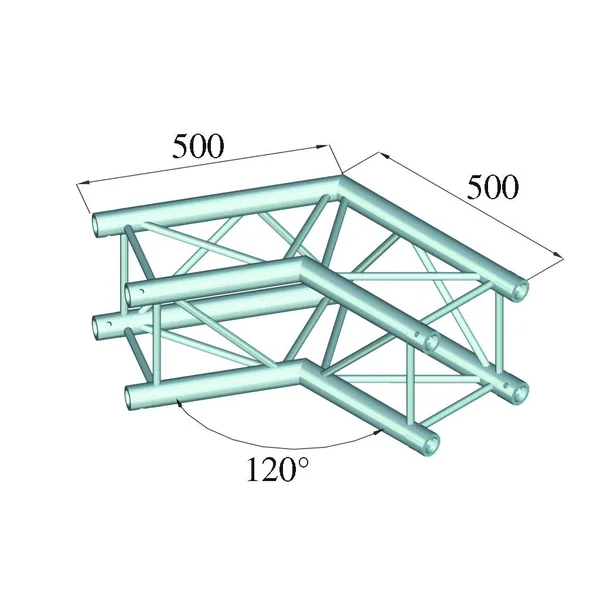 Alutruss QUADLOCK 6082C-22 2-way corner 120°