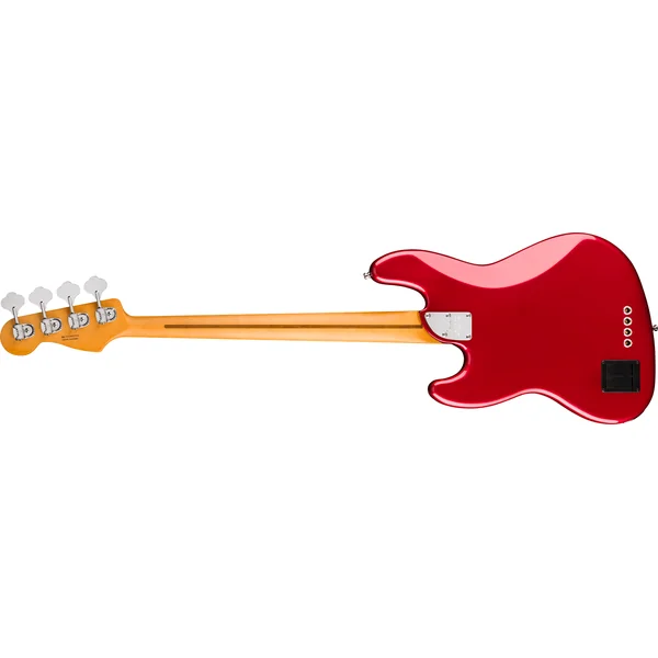 American Ultra II Jazz Bass (USA, MN) - sinister red