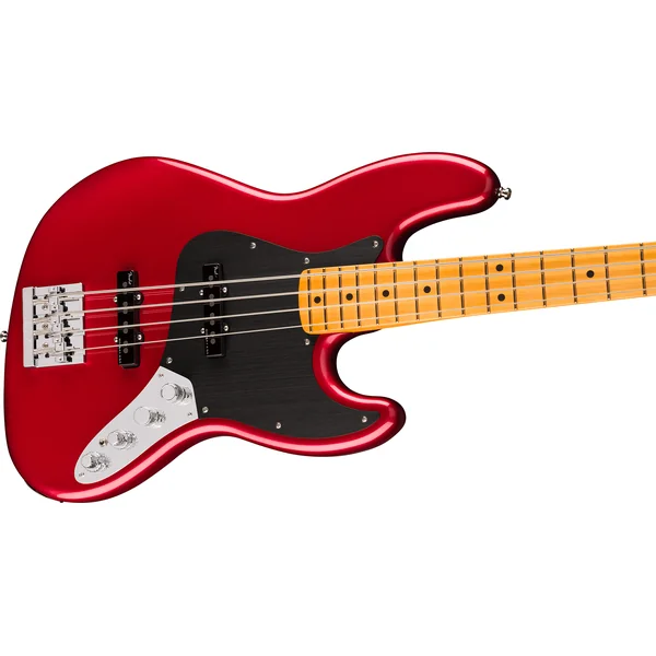 American Ultra II Jazz Bass (USA, MN) - sinister red