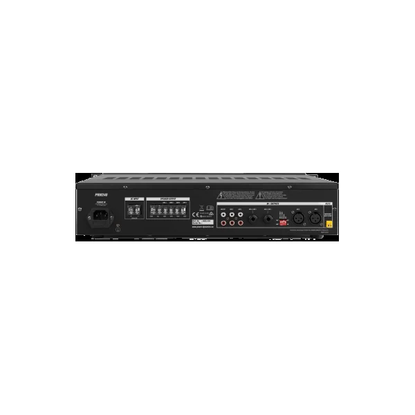 Amplificateur professionnel PRM240 Power Dynamics - 240W, 6 canaux, 4 zones et lecteur multimédia/Bluetooth