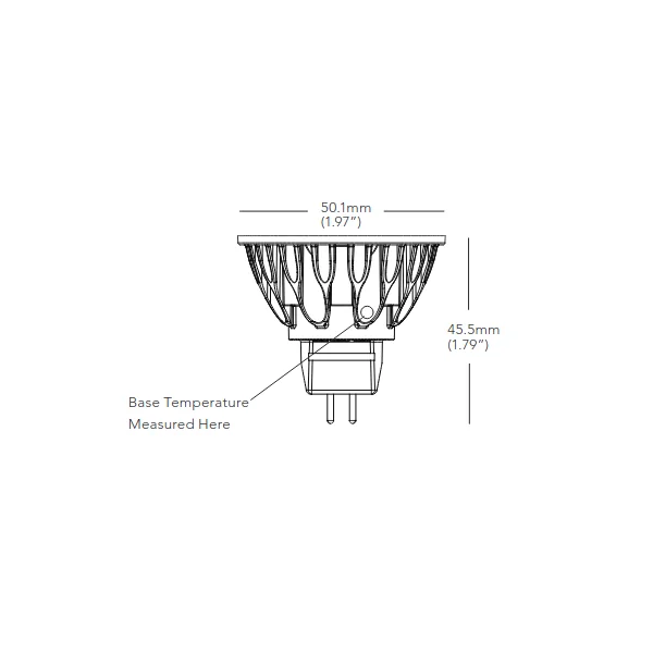 Ampoule Led Soraa SM16-07-10D-827-H1 MR16 brillant HL 7.5W 12V 827 10°