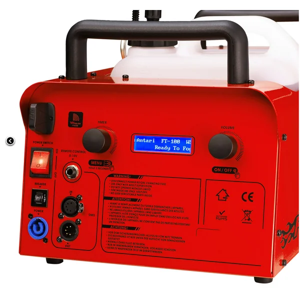 Antari FT-100 Machine à brouillard (1500W, Rouge)