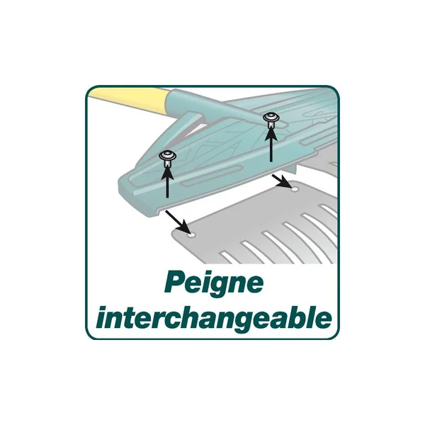 Balai paysagiste XR3 Duopro – Dents remplaçables pour un entretien efficace - Leborgne