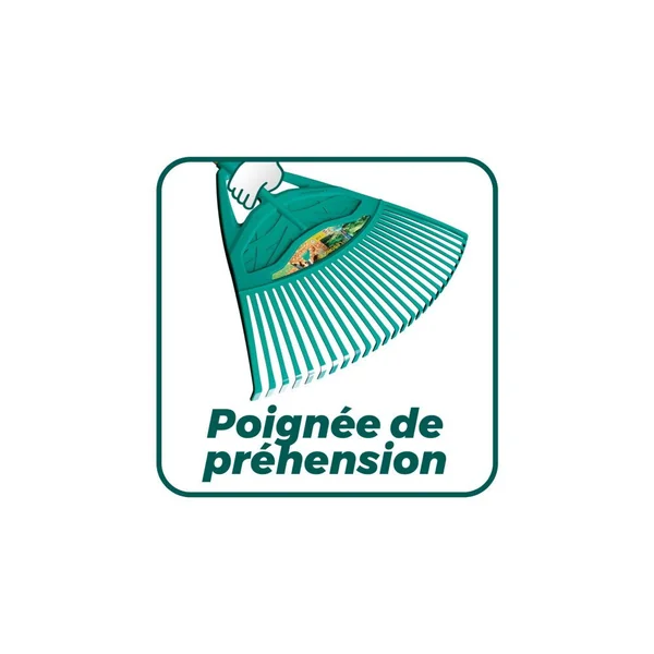 Balai à gazon XL 27 dents manche bois certifié PEFC 100%