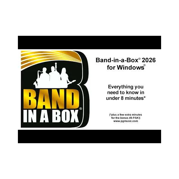 Band-in-a-Box MEGA Win