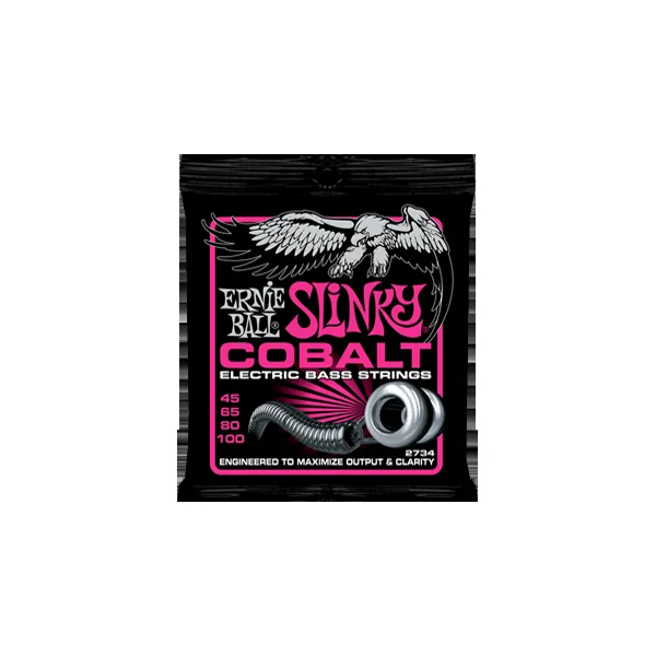 Bass (4) 2734 Slinky Cobalt 45-100 - jeu de 4 cordes