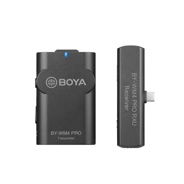 Boya trådløs sæt m/USB-c reciever og lavalier sender WM4