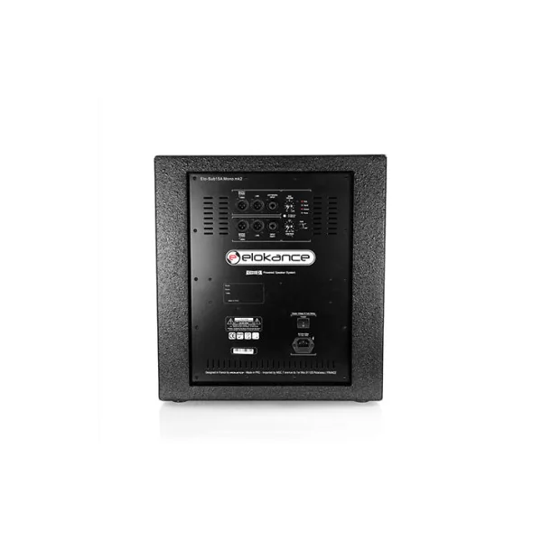 Caisson de basses actif 15” 500W RMS DSP – Elokance ELO SUB15A Mono MK2