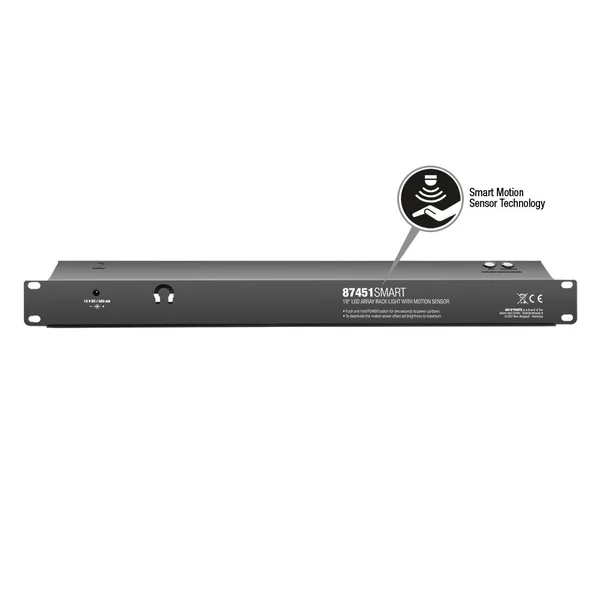 Capteur de lumiere de rack 19 1U A LED blanches