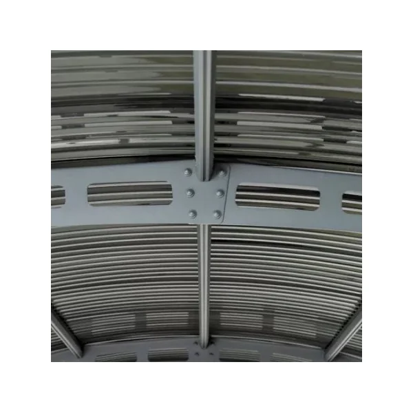 Carport Voiture 14,20m² Carport en Aluminium Toit en Polycarbonate Gris Anthracite