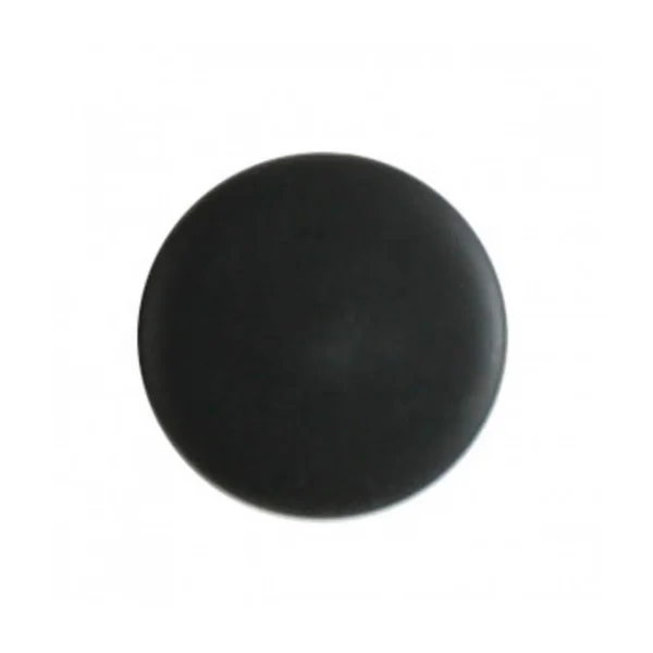 Carte de 2 boutons recouverts noirs 23mm - Distrifil