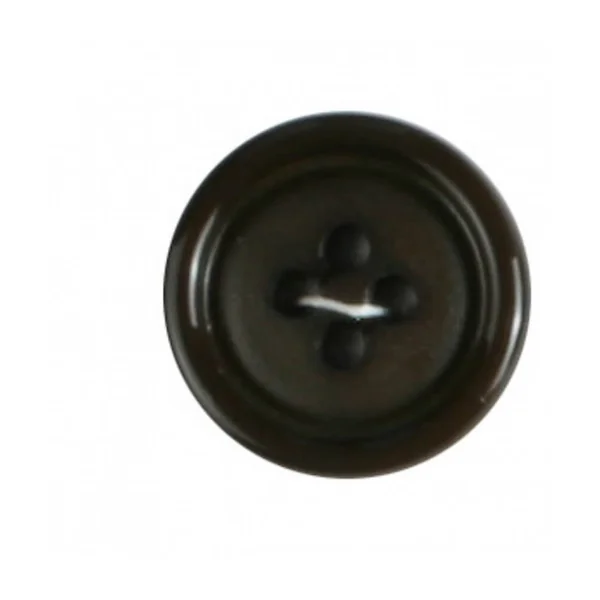 Carte de 3 boutons rebord marron 25mm - Distrifil