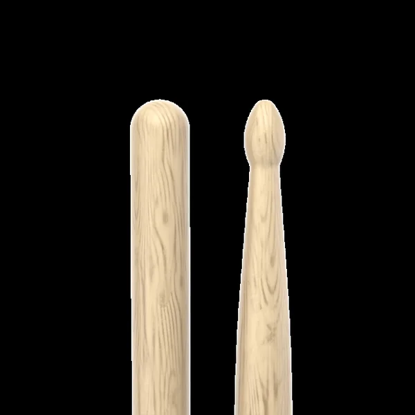 Classic Attack 5A Shira Kashi Oak Drumstick, Oval Wood Tip