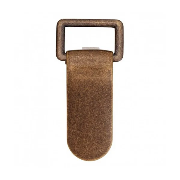 Clips métal laiton vieilli 25mm x2 - Union Knopf