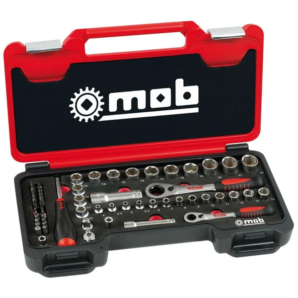 Coffret de douilles traversantes 59 pièces mixte - MOB