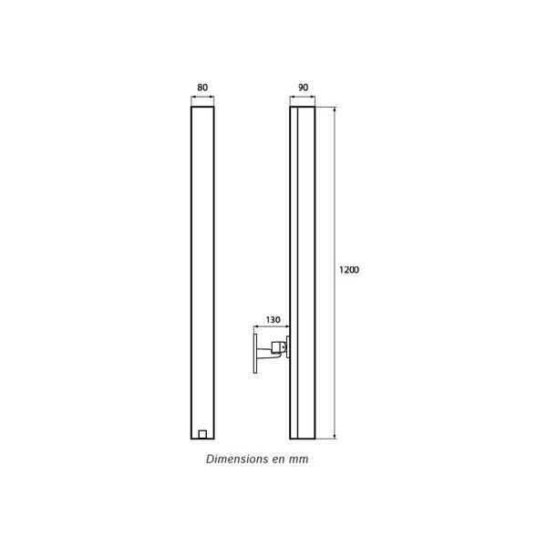 Colonne longues portée 100V/60W LBC 3201/00 BOSCH