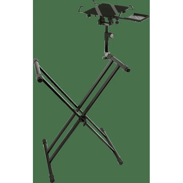 Computer support extension for X keyboard stand - black