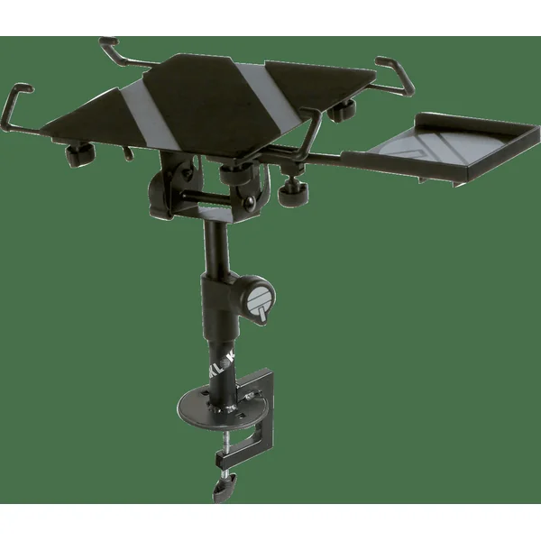 Computer support + mouse tablet + fixing clamp - black