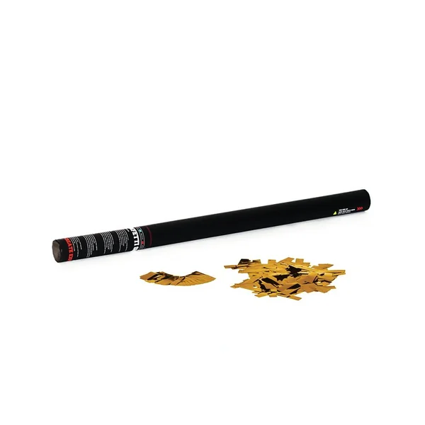Confetti tube 80 cm, handheld (Gold)
