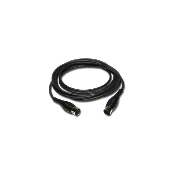 CORDON MIDI 5 BROCHES RELIEES MALE/MALE 1 METRE