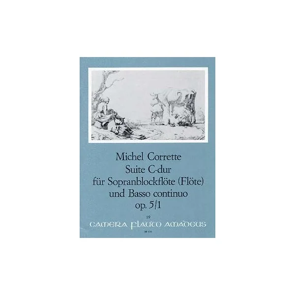 CORRETTE Michel Opus 5/1 en do maj pour 852468 pour Flûte