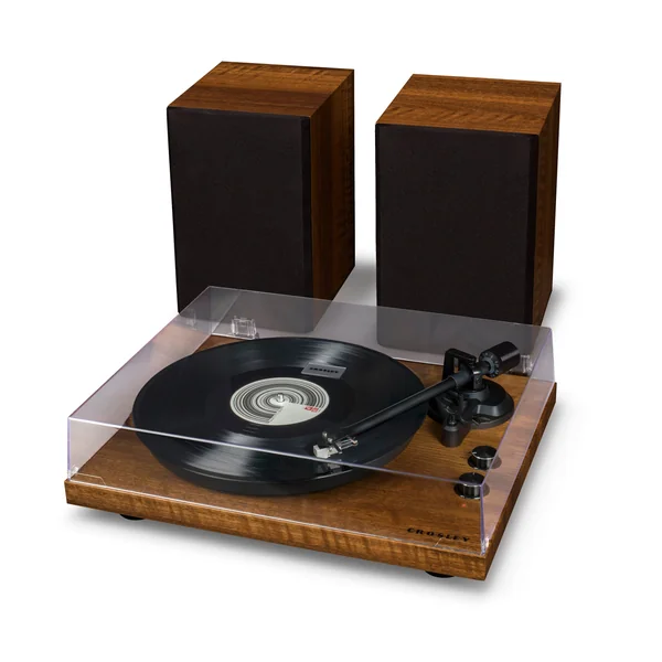 Crosley C62 Turntable with Speakers (Walnut)
