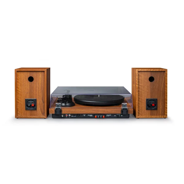 Crosley C62 Turntable with Speakers (Walnut)