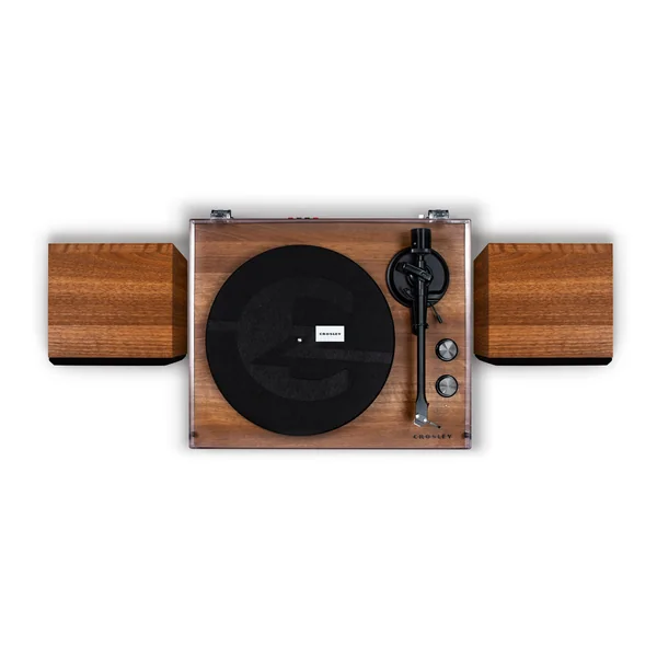 Crosley C62 Turntable with Speakers (Walnut)