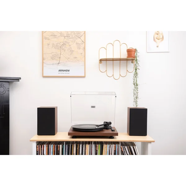 Crosley C62 Turntable with Speakers (Walnut)