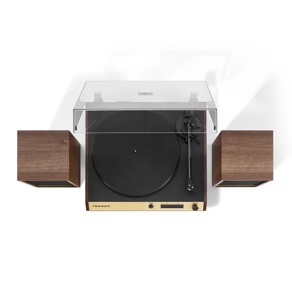 Crosley C72 Turntable with Speakers (Walnut)