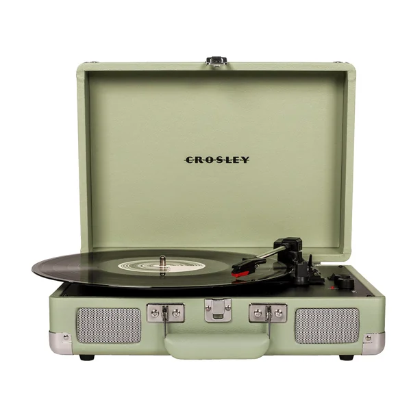 Crosley Cruiser Plus Platine Vinyle Bluetooth bidirectionnel (Menthe)