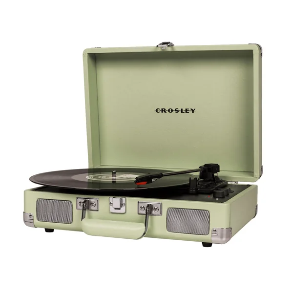 Crosley Cruiser Plus Platine Vinyle Bluetooth bidirectionnel (Menthe)