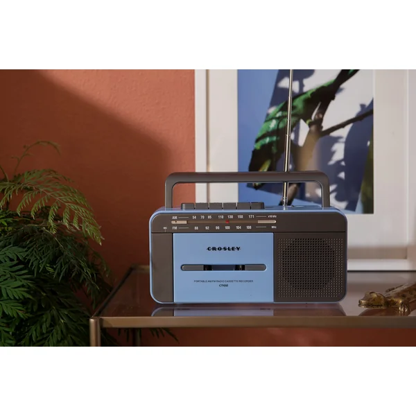 Crosley - Lecteur de cassettes (Bleu)